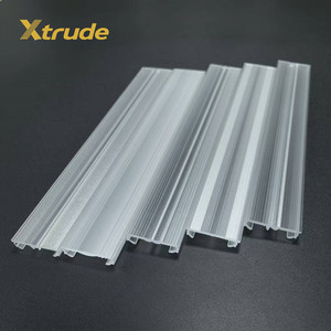 High Quality Linda Extruded Linear LED <strong>Lens</strong> 40mm <strong>Aspheric</strong> Acrylic/PMMA Extrusion <strong>Lens</strong> 60 90 ASYM Double Asymmetrical Beam - Product Image 6