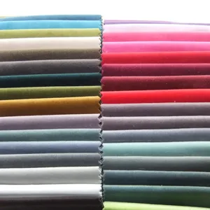 Fournisseurs de tissus en velours 100% Polyester, tissu de meubles en velours hollandais pour chaises de canapé