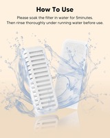 Filtres de remplacement écologiques en plastique classique P10 à charbon actif pour système de filtration de fontaine à eau pour animaux de compagnie (chats et chiens)