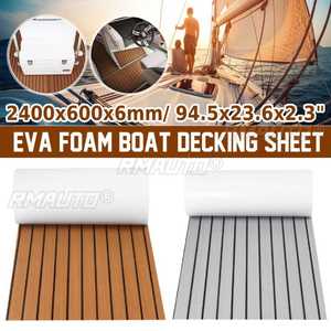 Suelo de Espuma EVA para Barcos de 2400x600x5/6mm, Revestimiento de Espuma Imitación Teca para Embarcaciones, Lámina de Espuma EVA, Alfombra para Suelo de Barcos y Yates - Product Image 2
