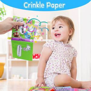 12 Libros de Tela Suaves para Bebés, Lavables, No Tóxicos, Libros de Tela Suaves para la Educación Temprana, Juguete de Aprendizaje Preescolar para Recién Nacidos - Product Image 6