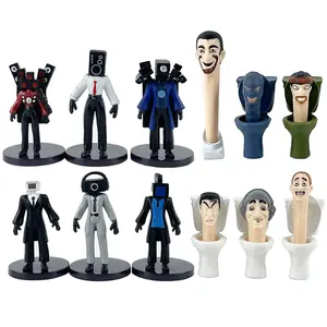PVC Blind Box Toy Camera for Game Doll Model Cake Decoration Anime Figure Gift Monitoring 'Man vs. Mystery' Theme