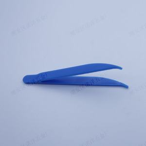 Colorful plastic tweezers, kindergarten children's DIY <b>craft</b> toy, small clips with teeth and round tips, saffron clipping <b>tool</b> - Product Image 4
