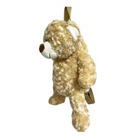 Jouet animal en peluche personnalisé ours en peluche sac à dos pour enfants ours en peluche sac à dos dessin animé sac d'école en peluche sac pour tout-petits