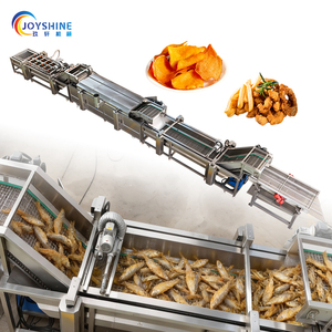 สายการผลิตเฟรนช์ฟรายส์อัตโนมัติแบบโครงสร้างกะทัดรัด ทำงานราบรื่น เครื่องทำเฟรนช์ฟรายส์แช่แข็ง - Product Image 1