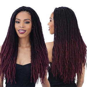 Cheveux tressés synthétiques <span class=keywords><strong>Dread</strong></span> Lock doux bon marché Faux Locs Tresses au crochet Tresses au crochet Extensions de cheveux - Product Image 1