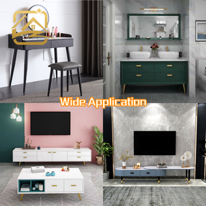 Wholesale Luxury Iron Tapered Chair Support Gold Brass Furniture <b>leg</b> Customizable Size Black For Bed Cabinet Metal <b>sofa</b> <b>leg</b> - Product Image 4