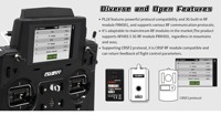 Télécommande HOSHI Flysky PL18 Paladin, émetteur radio 18 canaux AFHDS3, protocole 2,4 GHz, écran TFT 3,5 pouces, pour voitures RC à aile fixe et jouets