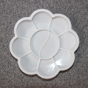 Vente en gros usine OEM <span class=keywords><strong>Palette</strong></span> de <span class=keywords><strong>peinture</strong></span> plastique acrylique Outil de <span class=keywords><strong>peinture</strong></span> artistique <span class=keywords><strong>Palette</strong></span> plastique personnalisée en forme de <span class=keywords><strong>fleur</strong></span> - Product Image 4