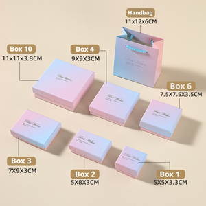 Scatola Portagioie Personalizzata, Confezione per Gioielli, Scatola per Anelli, Ciondoli, Collane, Bracciali, Imballaggio Personalizzato per Gioielli - Product Image 4