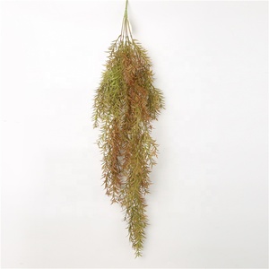 Plantes artificielles suspendues, feuilles artificielles, décoration, nouvelles plantes suspendues à longues feuilles, plantes artificielles pour jardin, art déco extérieur - Product Image 2