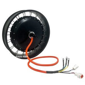 Kit de <span class=keywords><strong>conversion</strong></span> de moto électrique à moteur de moyeu haute vitesse QS273 8KW 3T/3.5T/4T/5T 72V 8000W, roue moteur 150/190mm, 20 pouces x 4.0 100mm - Product Image 3