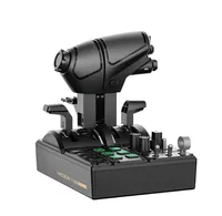 Set Konsol Throttle MOZA MTQ Kompatibel dengan Tuas Throttle Modular Boeing dan Airbus Dilengkapi Kontrol 4 Axis dan Pencahayaan RGB