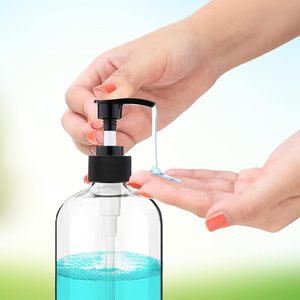 Recyclable 150ml 200ml 300ml PET Plastic Lotion <b>Pump</b> <b>Bottle</b> for Cosmetics Shower Gel Shampoo Face Masks & Face Cream - Product Image 2