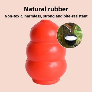 Jouet distributeur de friandises pour <span class=keywords><strong>chien</strong></span> robuste en caoutchouc naturel, distributeur de nourriture interactif pour mâcheurs agressifs, vente en gros, caoutchouc résistant pour alimentation lente - Product Image 2
