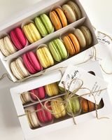Boîtes d'emballage en papier personnalisées avec logo, écologiques, de qualité alimentaire, pliables, pour gâteaux, aliments, biscuits, pain, pâtisserie, beignets, macarons