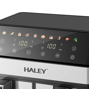Friteuse à air électrique Haley, grande taille, double tiroir, feuille magnétique carrée <span class=keywords><strong>pour</strong></span> la maison, la voiture, la friteuse à air, les chips, tableau des temps inclus - Product Image 3