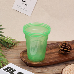 Bicchieri Monouso in Plastica PP con Logo Personalizzato, 7 9 12 16 oz, Parete Singola con Coperchi e Cannucce per Bubble Tea, Soda, <span class=keywords><strong>Caffè</strong></span> Freddo - Product Image 6