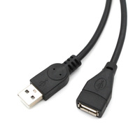 5FT 0,5 M 1M 1,5 M USB 2,0 macho a hembra Cable USB Cable de extensión Cable de sincronización de datos de súper velocidad para PC Teclado de computadora portátil