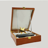 Récompenses en cristal poli gravées au laser personnalisées et prestigieuses, style animalier d'art populaire, pour souvenirs ou cadeaux - Origine Chine