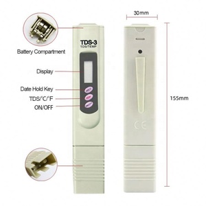 เครื่องวัด TDS และอุณหภูมิ 2 in 1 ราคาประหยัด ความแม่นยำสูง เครื่องวัด PPM ความบริสุทธิ์ของน้ำ จอแสดงผลดิจิตอล สำหรับระบบสระว่ายน้ำ - Product Image 2