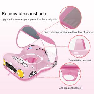 Flotador de <span class=keywords><strong>Piscina</strong></span> <span class=keywords><strong>para</strong></span> Bebés <span class=keywords><strong>con</strong></span> Forma de Auto Deportivo, <span class=keywords><strong>con</strong></span> Toldo, Anillo de Natación Reforzado <span class=keywords><strong>para</strong></span> Bebés, Asiento de Seguridad, Juguete Acuático <span class=keywords><strong>para</strong></span> Niños Pequeños, Venta al Por Mayor - Product Image 4