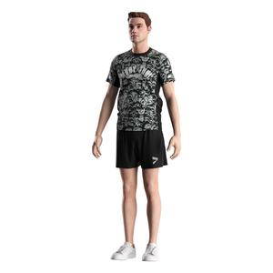 เสื้อยืดออกกำลังกายผู้ชาย ระบายอากาศได้ดี ลายซับลิเมชั่น สำหรับมวยไทย ฟิตเนส ยิม ชกมวย เสื้อบาสเก็ตบอลมวยไทย - Product Image 5