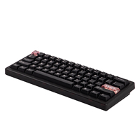 CIDOO QK61 V2 Keyboard Gaming Nirkabel Tri-Mode RGB dengan Lampu di Bagian Bawah, Hot Swap, Gasket Mount, Switch Linear untuk Gamer PC