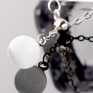 热卖长金流苏可调宝石女式项链 - Product Image 4