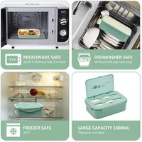 Boîte à lunch bento Amazon Best Seller pour adultes et enfants, durable, étanche, pour les repas en déplacement, sans BPA, boîte à lunch bento pour enfants