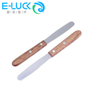 <span class=keywords><strong>Espátula</strong></span> y Cuchillo <span class=keywords><strong>de</strong></span> Mezcla para <span class=keywords><strong>Laboratorio</strong></span> Dental con Mango <span class=keywords><strong>de</strong></span> Madera y Construcción Metálica, Herramientas para Cera - Product Image 3