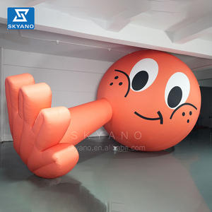 Réplicas inflables publicitarias personalizadas, réplicas de frutas inflables gigantes de dibujos animados naranja para Feria Comercial - Product Image 2