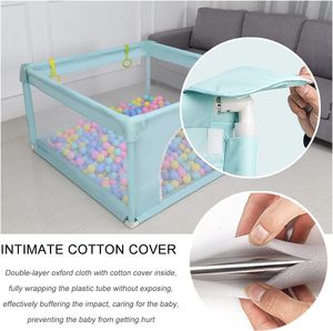 Parc de jeux pour bébé personnalisable avec filet transparent - Parc pour bébés spacieux - Product Image 4