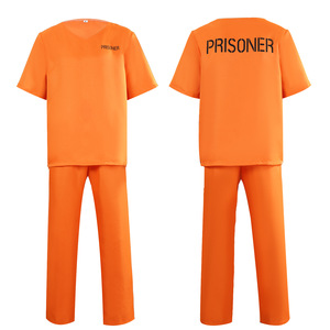 Disfraz <span class=keywords><strong>de</strong></span> Prisionero para Cosplay <span class=keywords><strong>de</strong></span> Película, Pantalones <span class=keywords><strong>de</strong></span> Uniforme <span class=keywords><strong>de</strong></span> Prisionero, Mono para Hombre y Mujer, Uniforme <span class=keywords><strong>de</strong></span> Prisión Naranja para Adultos, Disfraz para Fiesta <span class=keywords><strong>de</strong></span> Halloween - Product Image 2