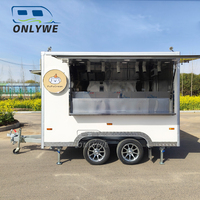 ONLYWE Chariot mobile de cuisine pour barbecue Usa Standard Petite remorque mobile de camion de nourriture pour pizza Achat avec cuisine complète