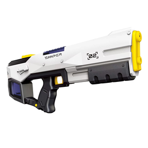 Pistola de agua recargable para NIÑOS 2 en 1, juguete eléctrico automático, absorción de agua hecha de plástico duradero - Product Image 1