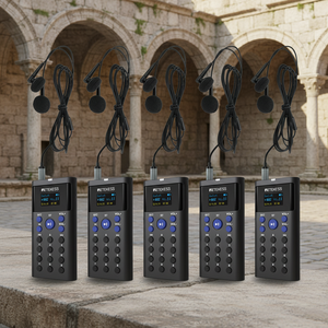 Système de guide audio sans fil pour musées, expositions, sites touristiques et monuments, 41 langues, auto-guidé, Bluetooth, RETEKESS TT128 - Product Image 1