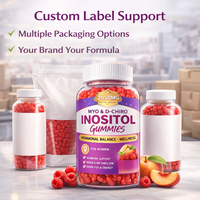 Gummies pour l'équilibre hormonal féminin Myo D-Chiro Inositol 2050mg – Soutien humeur et énergie – Marque privée