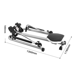 Hydraulic Liquid Resistance Foldable <strong>Rowing</strong> <strong>Machine</strong> for Household Indoor Fitness Abdominal Trainer 120kg Max User - Product Image 4