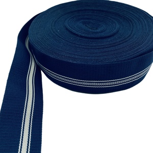 Phẳng sinh thái thân thiện Polyester <span class=keywords><strong>Webbing</strong></span> 50mm bông Twill xương cá Băng mật độ cao <span class=keywords><strong>Webbing</strong></span> giá thấp 30mm đen nhà dệt - Product Image 3