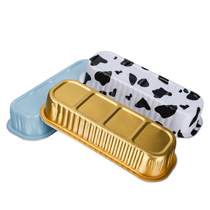 Boîte en aluminium et feuille d'aluminium pour friteuse à air chaud, pour griller le fromage au durian - Boîte rectangulaire pour four - Boîte en aluminium <span class=keywords><strong>alimentaire</strong></span> réutilisable - Product Image 2