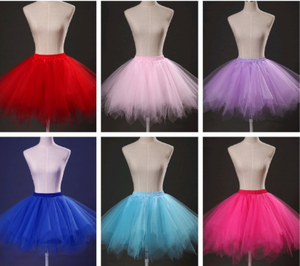 <span class=keywords><strong>Jupon</strong></span> court <span class=keywords><strong>Tulle</strong></span> jupes femmes élastiques couches extensibles été adulte Tutu jupe sous-jupe - Product Image 3