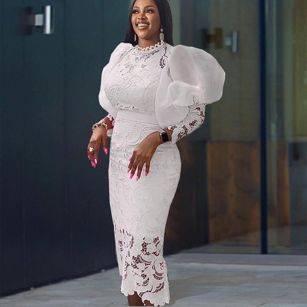 african lace dresses HD Blue Kaftan Dress Emboridery V Neck Caftan for Woman with Matching Headwrap at Amazon Women's Clothing store African pencil dress Discover 900+ Nigerian lace styles