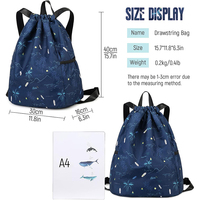 Sac à dos de sport léger et durable de haute qualité avec cordon de serrage, logo personnalisé imprimé, en nylon et polyester, sac à cordon de serrage par sublimation