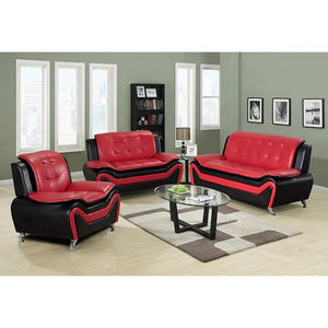 निर्माता पेशेवर कारखाने कार्यालय सोफा सेट यूरोपीयन डिजाइन वाणिज्यिक फर्नीचर लक्जरी चमड़े के सोफे के सोफे पर - Product Image 1