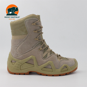 Rocky <span class=keywords><strong>Buffalo</strong></span> bottes tactiques Combat randonnée cheville escalade désert sécurité chaussures de travail extérieur EVA coton tissu caoutchouc bottes d'hiver - Product Image 1
