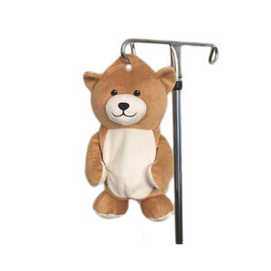 CE ASTM-funda de oso de peluche personalizado para niños, <span class=keywords><strong>bolsa</strong></span> de agua colgante con <span class=keywords><strong>bolsa</strong></span> de red para <span class=keywords><strong>hospital</strong></span> - Product Image 1