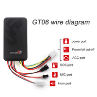 Rastreador GPS 2G para Vehículos DLS-GT06, Dispositivo de Rastreo GPS para Automóviles con Función de Corte de Circuito de Combustible