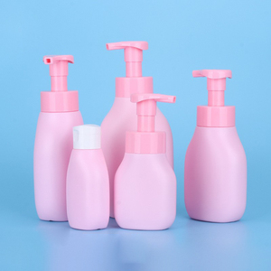 Juego de Botellas de Plástico PE Vacías Personalizadas de 120 ml, 180 ml, 280 ml, 350 ml, 500 ml para Envasado de Cosméticos, Champú y Loción Corporal para Niños con Bomba Dosificadora - Product Image 2