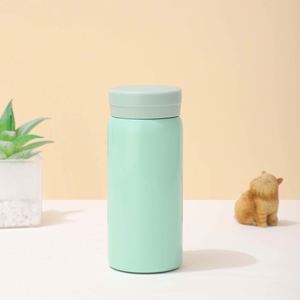 Botella de Agua Aislada de 200 ml, Delgada, Ligera, de Bolsillo, con Tapa Hermética, Compacta, Ideal para Bolsos Pequeños de Mujer - Product Image 2